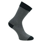 Bio-Baumwolle Socken Streifen Muster schwarz Apollo - 43