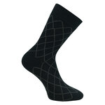 Bio-Baumwolle Socken Streifen Muster schwarz Apollo - 45