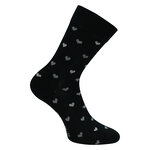 Damen Socken Bio-Baumwolle Apollo Muster Ringel Herzen Sterne schwarz-mix - 41