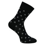 Damen Socken Bio-Baumwolle Apollo Muster Ringel Herzen Sterne schwarz-mix - 44