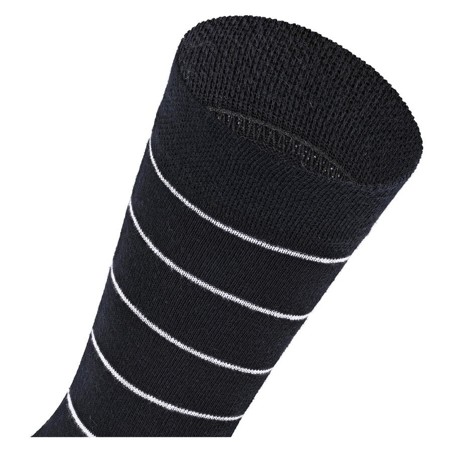 Damen Socken Baumwolle Apollo Muster Ringel Herzen Sterne schwarz-mix - 4