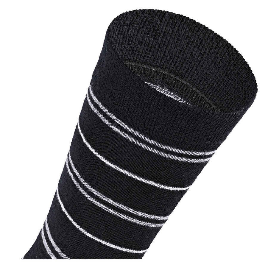 Damen Socken Baumwolle Apollo Muster Ringel Herzen Sterne schwarz-mix - 16