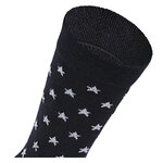 Damen Socken Bio-Baumwolle Apollo Muster Ringel Herzen Sterne schwarz-mix - 28