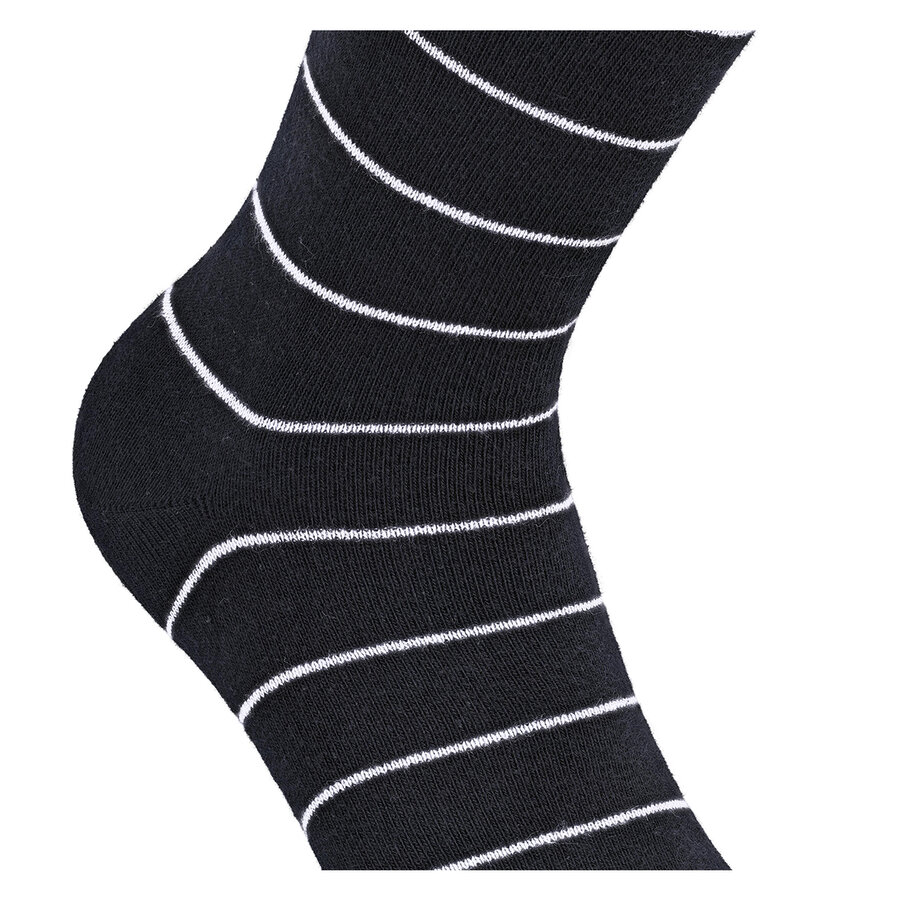 Damen Socken Baumwolle Apollo Muster Ringel Herzen Sterne schwarz-mix - 7