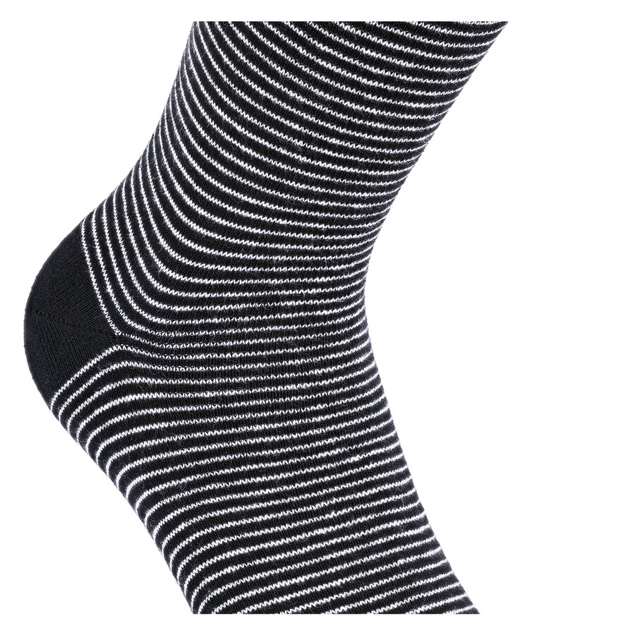 Damen Socken Baumwolle Apollo Muster Ringel Herzen Sterne schwarz-mix - 17