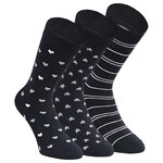 Damen Socken Bio-Baumwolle Apollo Muster Ringel Herzen Sterne schwarz-mix - 31