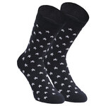 Damen Socken Bio-Baumwolle Apollo Muster Ringel Herzen Sterne schwarz-mix - 35