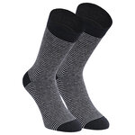 Damen Socken Bio-Baumwolle Apollo Muster Ringel Herzen Sterne schwarz-mix - 10