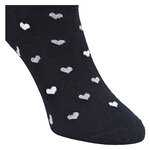 Damen Socken Bio-Baumwolle Apollo Muster Ringel Herzen Sterne schwarz-mix - 24