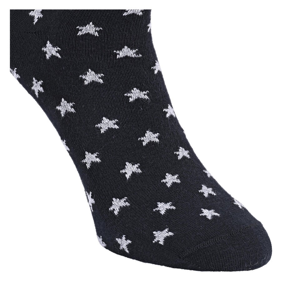 Damen Socken Baumwolle Apollo Muster Ringel Herzen Sterne schwarz-mix - 26