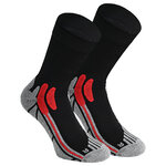 Trekking-Outdoorsocken Coolmax Made in Germany schwarz-grau - 1