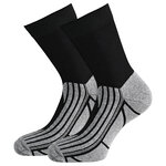 Trekking-Outdoorsocken Coolmax Made in Germany schwarz-grau - 12