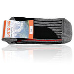 Trekking-Outdoor-Kurzsocken Coolmax Made in Germany schwarz-grau - 2