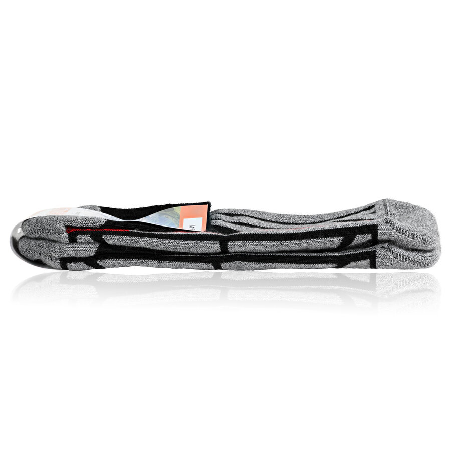Trekking-Outdoor-Kurzsocken Coolmax Made in Germany schwarz-grau - 5