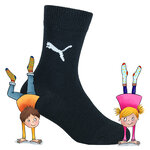 Weiche und bequeme Kindersocken PUMA - schwarz - 4