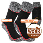 Ultra-dicke Arbeitssocken TOG Rating 2.3 Heat Keeper schwarz-grau - 2