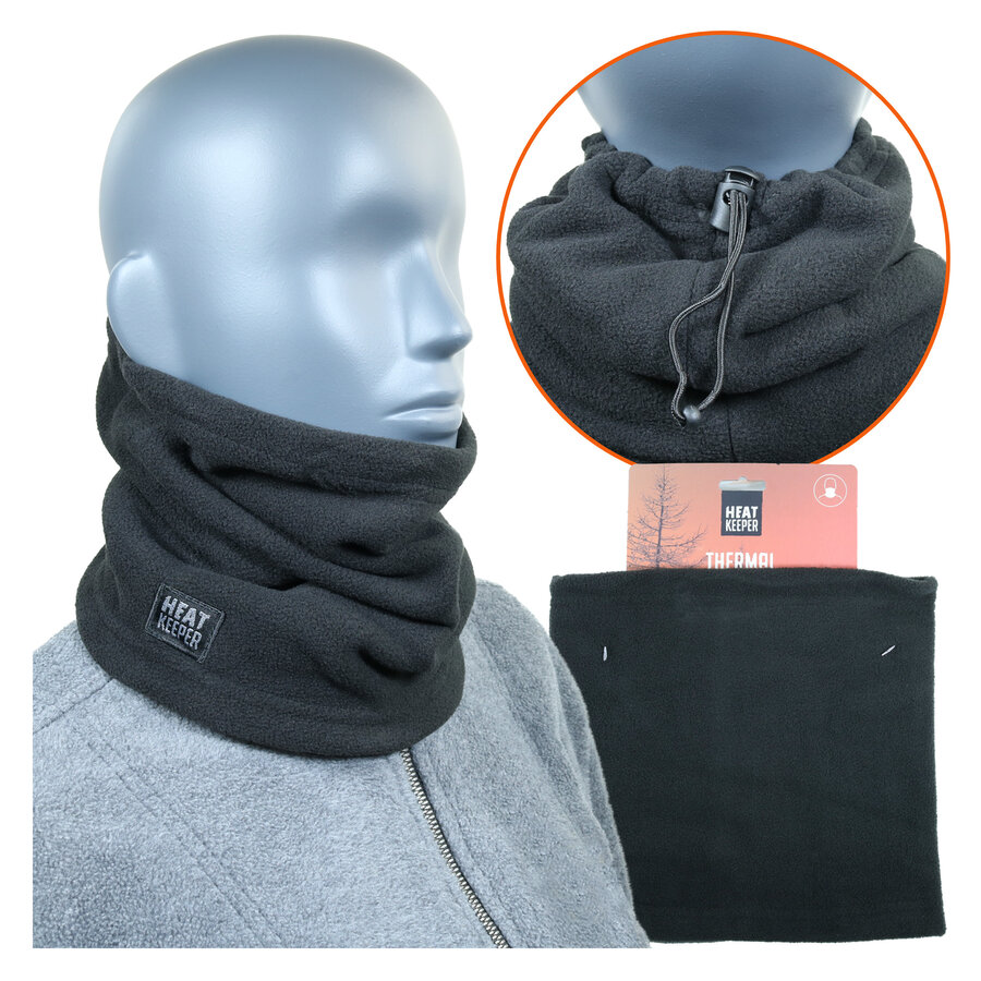 Kinder Thermo Halswärmer Nackenwärmer TOG Rating 1.8 Heat Keeper schwarz