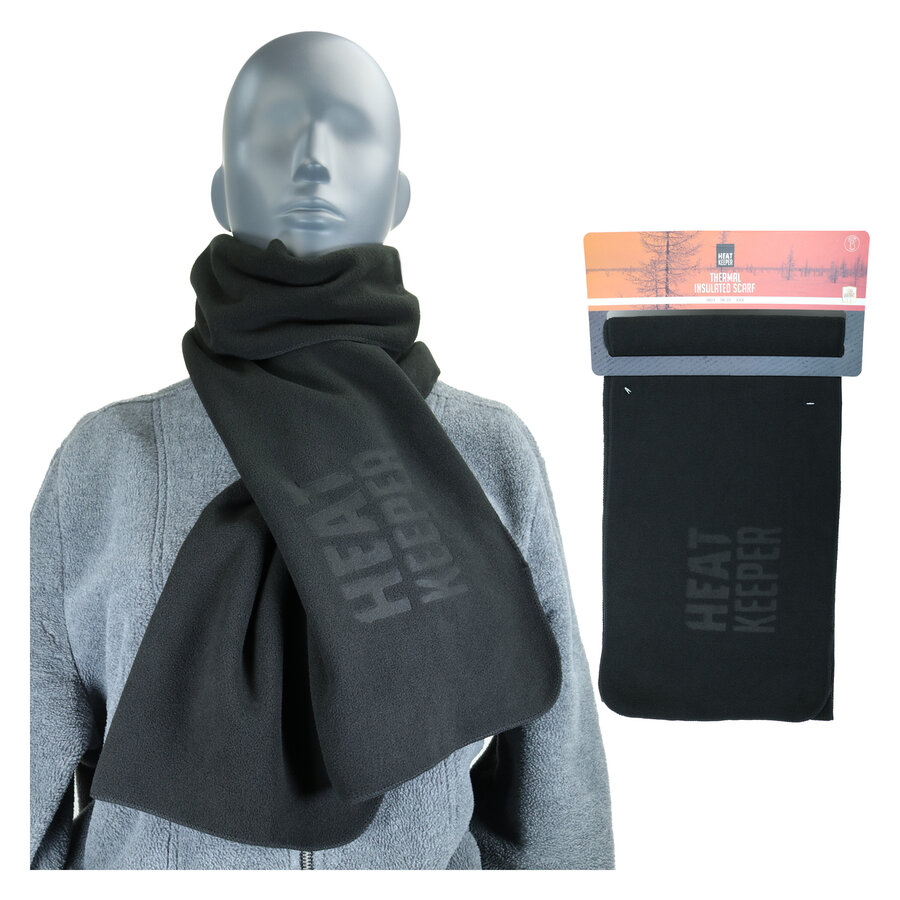 Thermo Fleece Schal TOG Rating 2.3 Heat Keeper schwarz