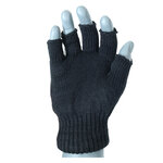 Herren Strick Handschuhe fingerlos TOG Rating 1.9 Heat Keeper schwarz - 4