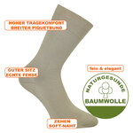 Luxus-Business-Socken merzerisiert camano beige - 8