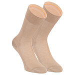 Luxus-Business-Socken merzerisiert camano beige - 1