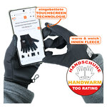 Herren Touchscreen-Handschuhe TOG Rating 2.8 Heat Keeper schwarz - 2