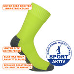 Sportsocken ohne Gummidruck camano ProTex Function lime-grün - 2