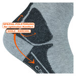 Outdoor Trekking Socken Performance High-Tech camano grau - 5