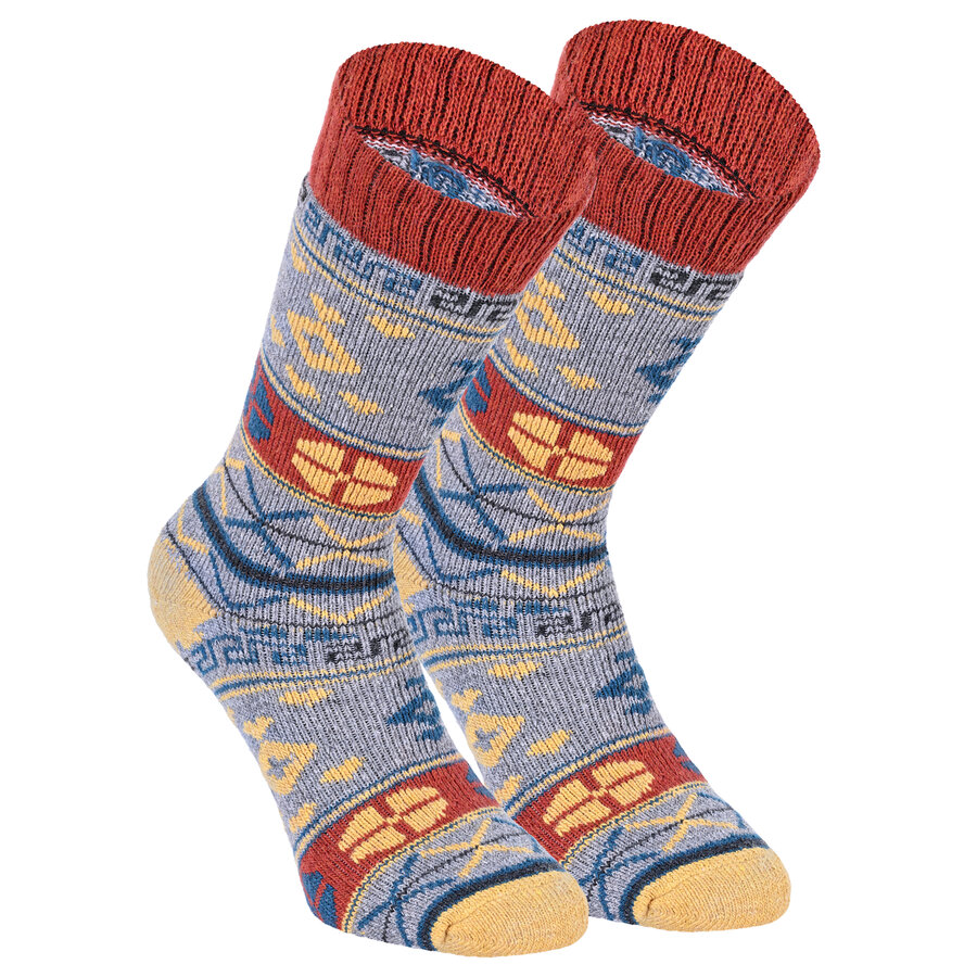 Dicke Wollsocken Big Ethno Scandinavia Hygge Style - 8