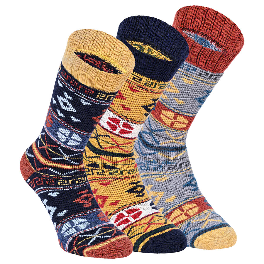 Dicke Wollsocken Big Ethno Scandinavia Hygge Style