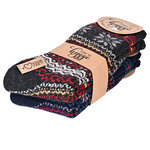 Dicke Woll-Socken Fine Scandinavia Hygge Ethno Style - 5