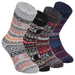 Dicke Woll-Socken Fine Scandinavia Hygge Ethno Style - 1