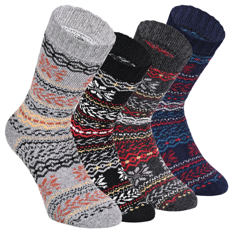 Dicke Woll-Socken Fine Scandinavia Hygge Ethno Style