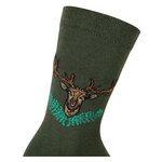 Herrensocken Jagd Hirsch Motiv Baumwolle - 5
