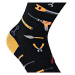 Handwerker Motivsocken Werkzeuge Baumwolle bunt - 5