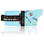 Wintersport Motiv-Socken Sessel-Lift Skifahrer Baumwolle - 3