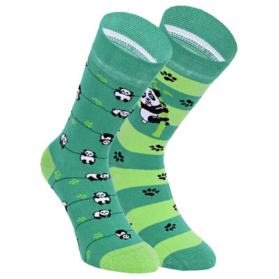 Funny Pandas Motivsocken Baumwolle