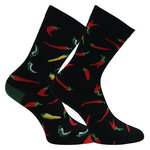 Hot Chili Motiv Socken Peperoni Design Baumwolle - 15