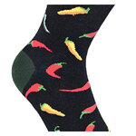 Hot Chili Motiv Socken Peperoni Design Baumwolle - 4