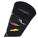 Hot Chili Motiv Socken Peperoni Design Baumwolle - 7