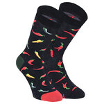 Hot Chili Motiv Socken Peperoni Design Baumwolle - 1