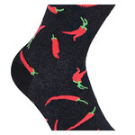 Hot Chili Motiv Socken Peperoni Design Baumwolle - 11