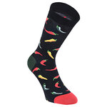 Hot Chili Motiv Socken Peperoni Design Baumwolle - 12