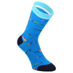 Petri Heil Motiv Socken Angler-Glück Fische Baumwolle - 5