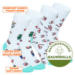 Arzt Krankenschwester Motiv Socken Baumwolle - 2