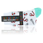 Arzt Krankenschwester Motiv Socken Baumwolle - 3