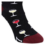 Weinfreunde Motiv Socken Weingenuss ist Lebensfreude Baumwolle - 5
