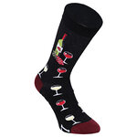 Weinfreunde Motiv Socken Weingenuss ist Lebensfreude Baumwolle - 3