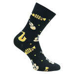 Musiker Motiv Socken Konzert Trompete Saxophon Geige Gitarre - 1