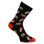 Fast Food Motiv Socken Pommes Hamburger - 15